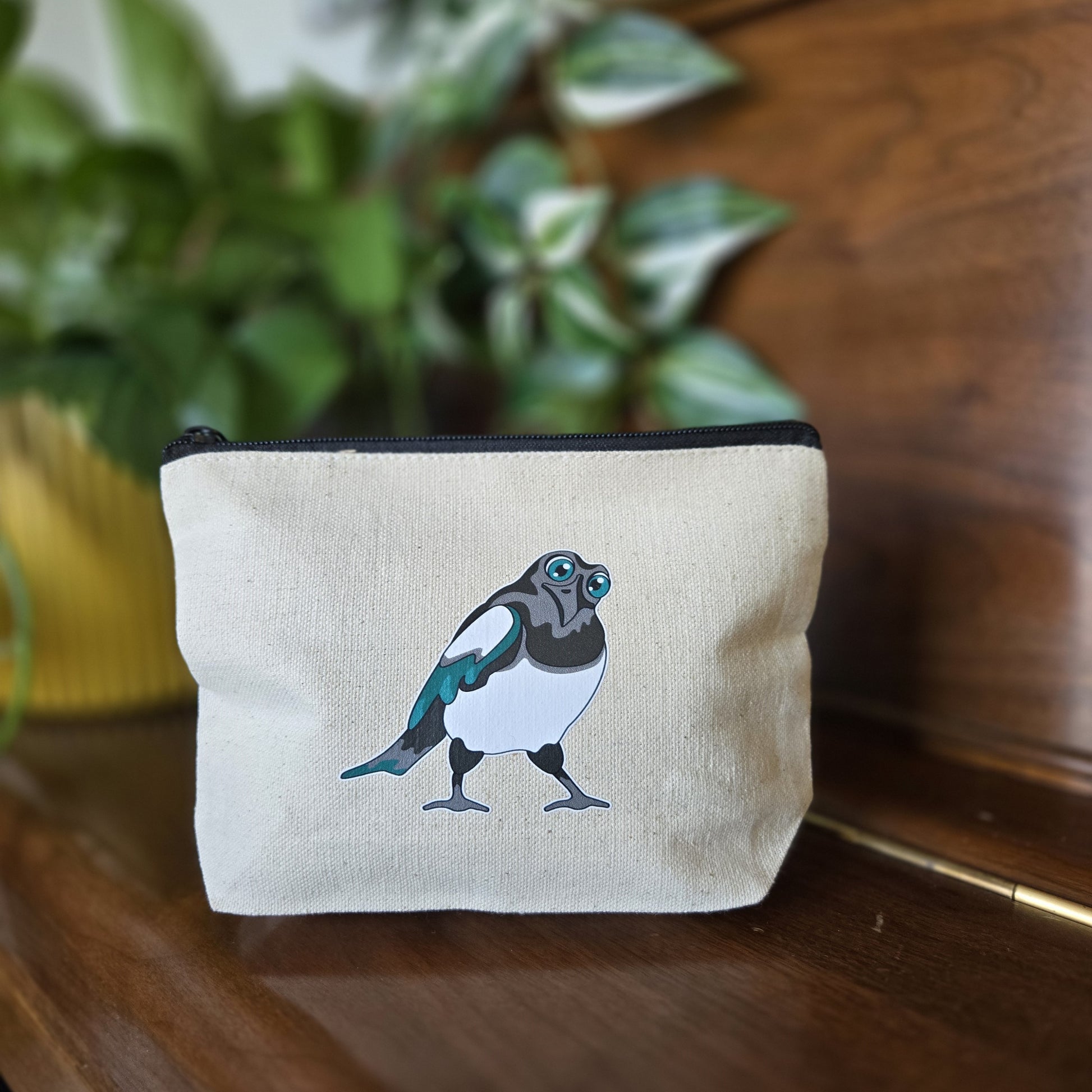 Mystified Magpie | Canvas Zipper Pouch